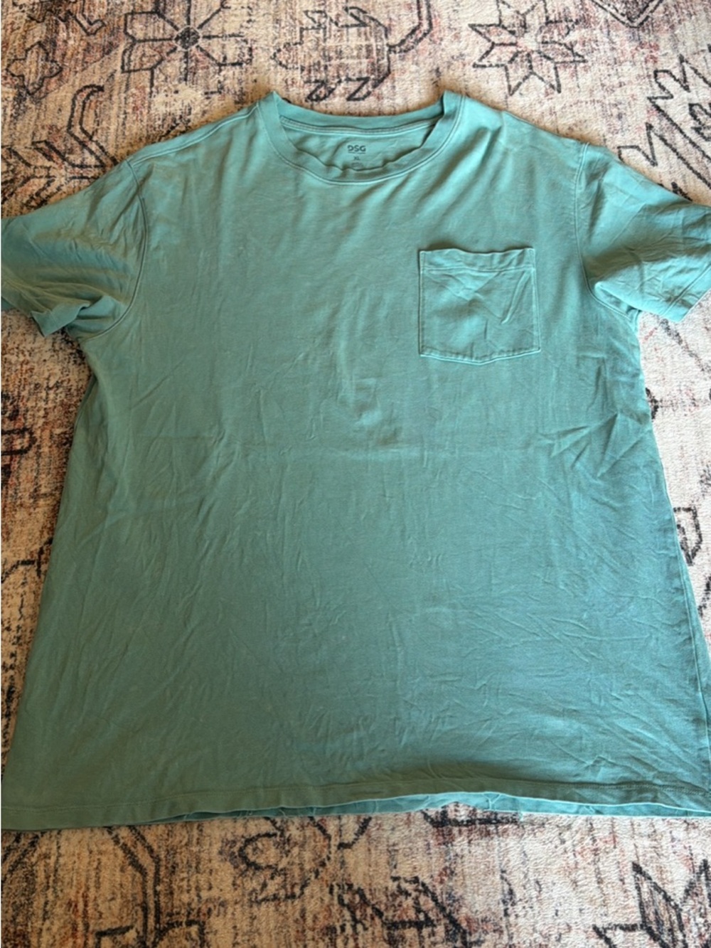 Men’s Teal Pocket T-Shirt XL